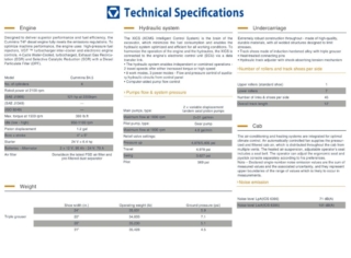 XCMG XE155U SPECS