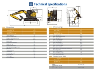 XCMG XE155UCR SPEC