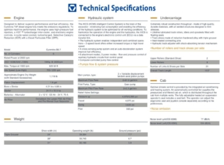 XCMG XE250U EXCAVATOR SPECS