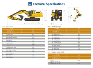 XCMG MICHIGAN XE250U SPECS