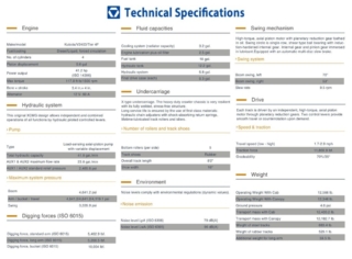 XCMG XE55U SPECS
