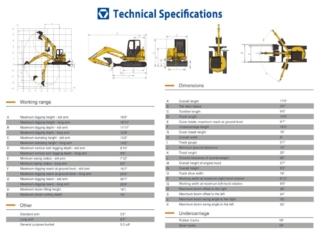 XCMG MINI EXCAVATOR XE55U