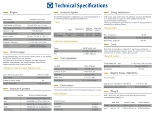 XCMG MICHIGAN XE80U TECHNICAL SPECIFICATIONS