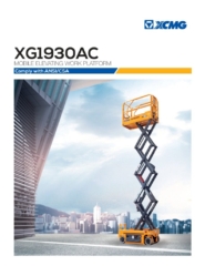 XCMG XG1930AC SCISSOR LIFT